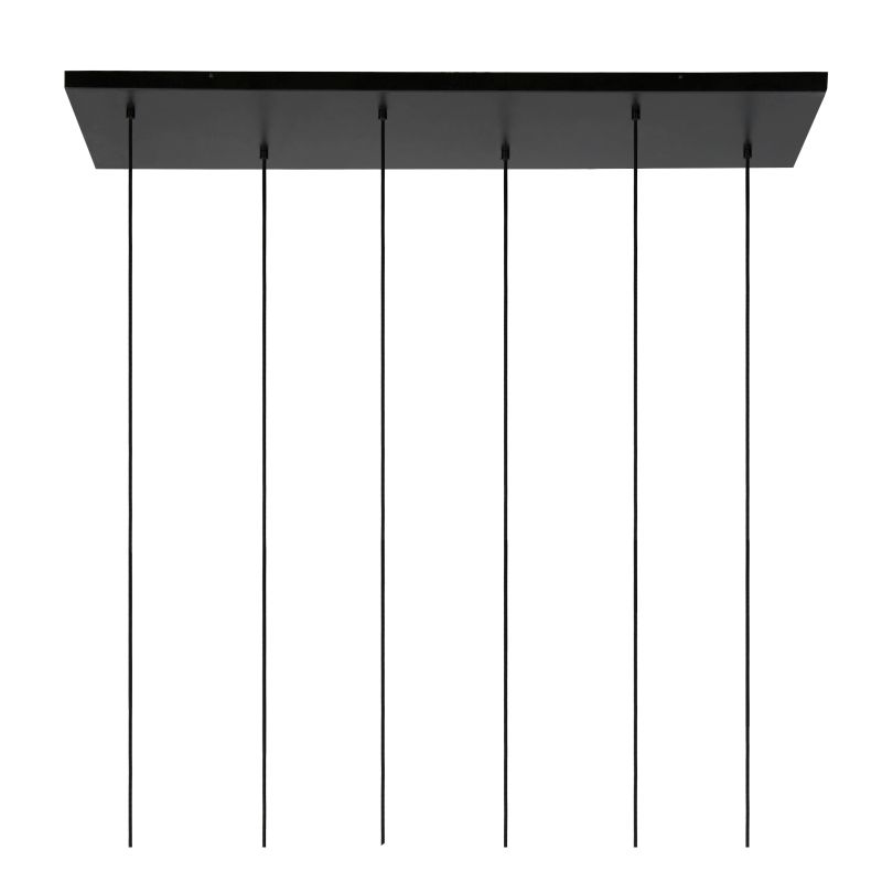 Lucide JOANET - Závesné svietidlo - 6xE27 - Smoke Grey